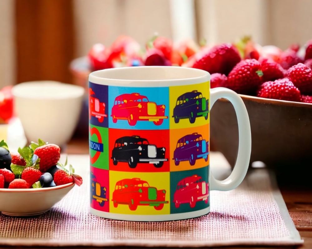 Branded promotional mugs