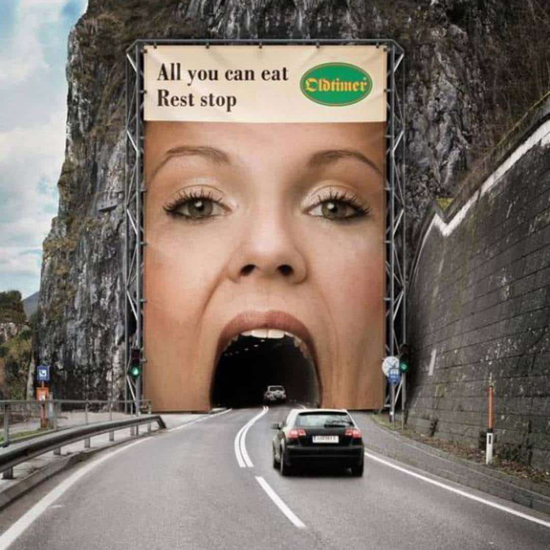 unique guerilla advertisment example