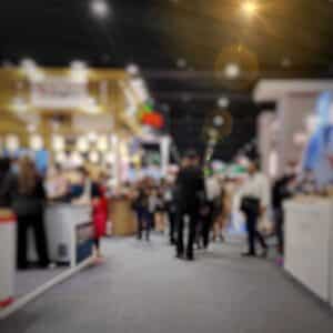 small business booth setup at a trade show in the uk